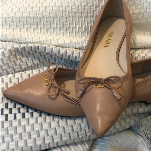 Pointy Toe ballet Flat PRADA - Picture 5 of 6